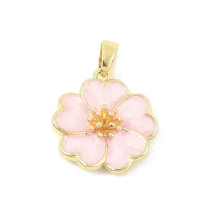 Brass Enamel Pendants