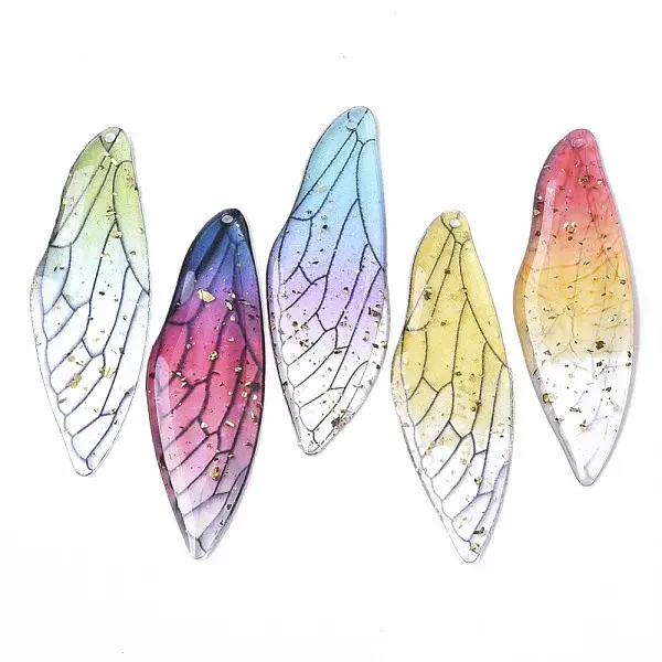 Transparent Epoxy Resin Big Pendants