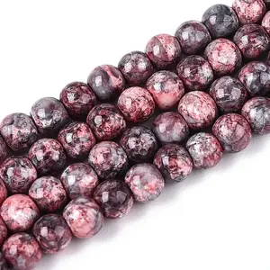 Baking Paint Glass Beads Strands