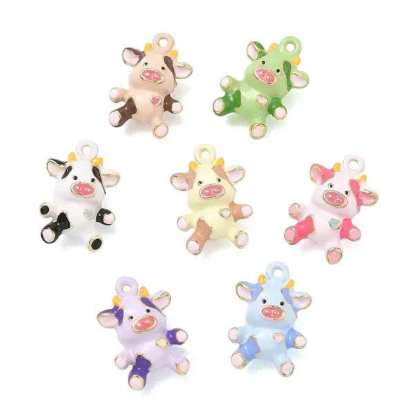Alloy Enamel Pendants