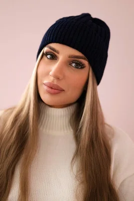 marka niezdefiniowana Tenká čepice Malwina K250 navy blue