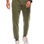 Edoti BASIC men's uniform sweatpants joggers - dark olive green