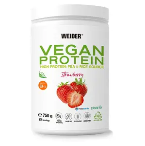 WEIDER Vegan protein příchuť jahoda 750 g