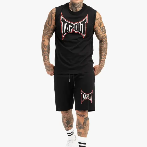 Tapout Men's sleeveless t-shirt & shorts set regular fit