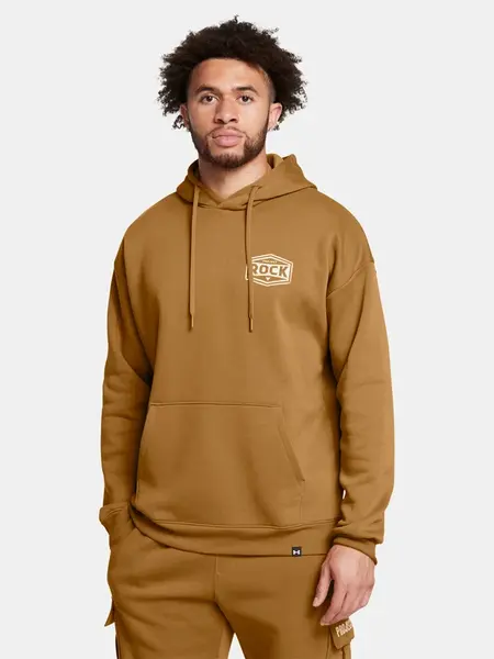 Under Armour Mikina Pjt Rck Icon Flc Hdy-YLW - Pánské