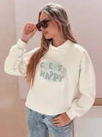 Dámská oversize mikina s potiskem HAPIRES