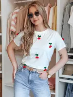 Dámské triko CHERETTE s 3D třešněmi