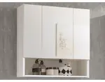 Koupelnová skříňka se zrcadlem Liguria, bílá