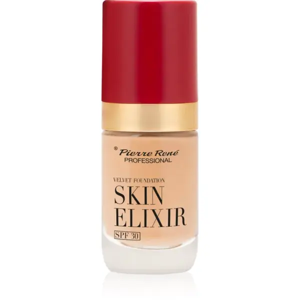 Pierre René Skin Elixir sametový make-up SPF 30 odstín no. 04 Warm Nude 25 ml
