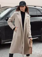 Dámský dlouhý oversize kabát MANTOVA