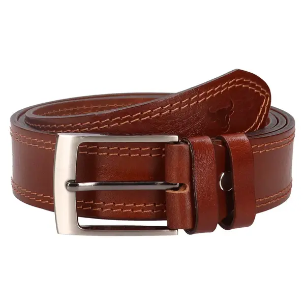 Pánsky kožený opasok Belt Toro Gustavo - hnedá