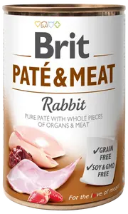 Konzerva Brit Paté & Meat Rabbit 400g