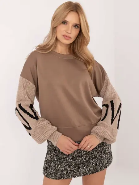 Sweatshirt-MI-BL-M5975.26P-dark beige