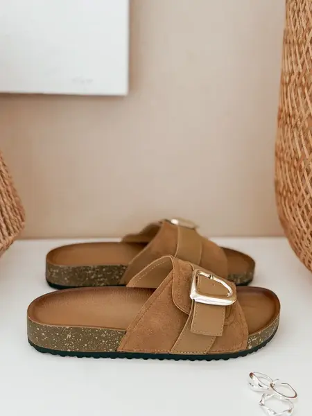 Dámské pantofle NOLVINA béžové