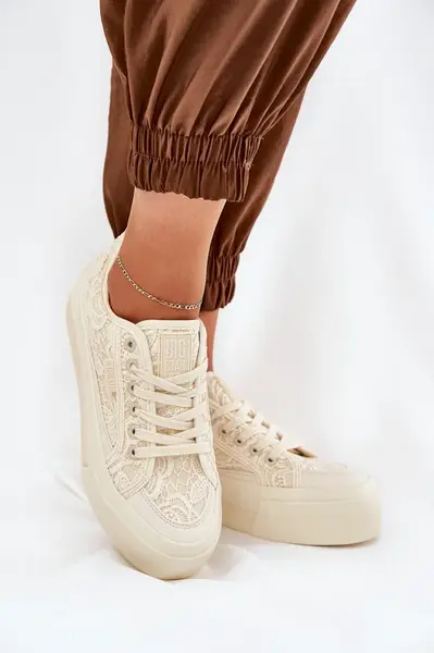 BIG STAR SHOES Dámské Krajkové Tenisky Big Star