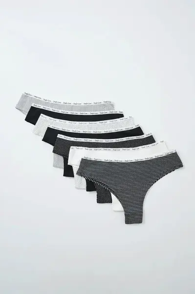women'secret  brazilky dámské bavlněné s elastanem 7-pack