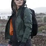 Dámská bunda Basic Bomber Jacket olivová