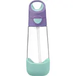 b.box Bottle with Straw láhev s brčkem Lilac Pop 1 ks