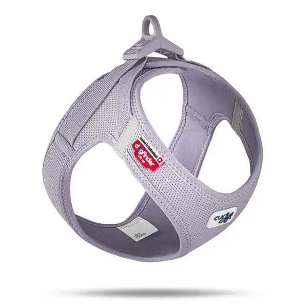 CURLI Postroj pro psy se sponou Air-Mesh Lilac M, 6-9 kg