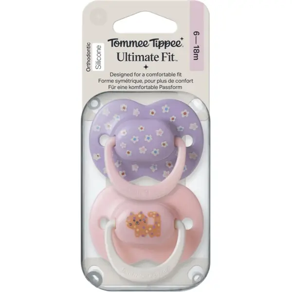 Tommee Tippee Ultimate Fit 6-18m dudlík 2 ks