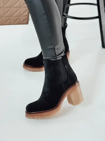 Dámské kotníkové boty na podpatku ICONISET