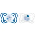 CHICCO Dudlíky Physioforma Light silikonové ortodontické modré 6-16m, 2 ks