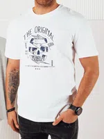 Pánské tričko s potiskem Barva Bílý DSTREET