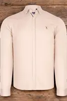 G674 DEWBERRY MEN'S SHIRT-PLAIN BEIGE