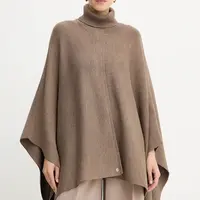 Pončo s prímesou vlny BOSS Larenia_poncho