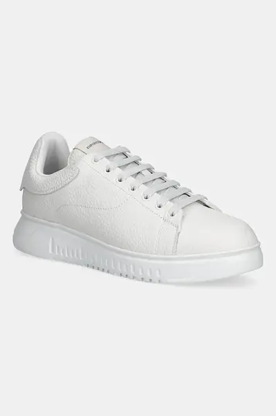 Kožené tenisky Emporio Armani