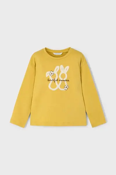 Bavlnené tričko s dlhým rukávom Mayoral