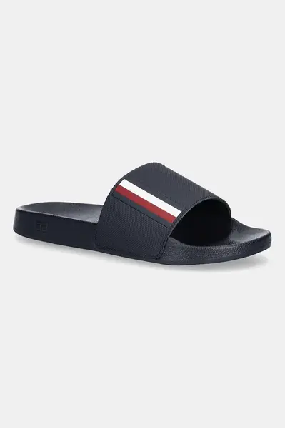 Šľapky Tommy Hilfiger CORPORATE TEXTURED POOL SLIDE