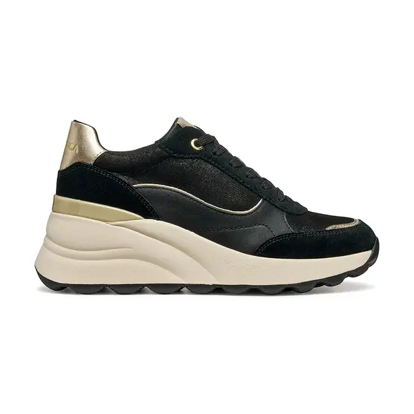 Tenisky Geox D SPHERICA EC13 čierna farba, D45WAA 0MA22 C9999