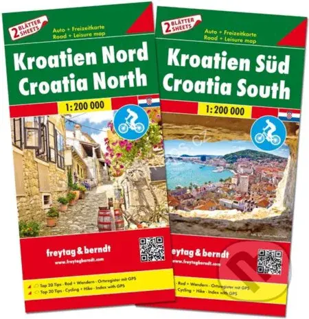 Chorvátsko SET Sever+Juh (Croatia) (1:200 000)