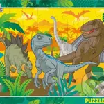 Deskové puzzle Jurský svět - puzzle z kategorie 15 - 60 dílků