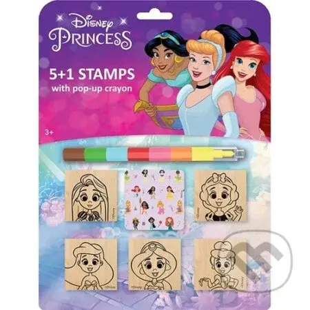 Razítka 5+1 s voskovkou: Disney Princezny