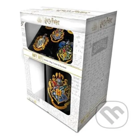 Harry Potter Darčekový set - Rokfort (hrnček + podtácak + kľúčenka)