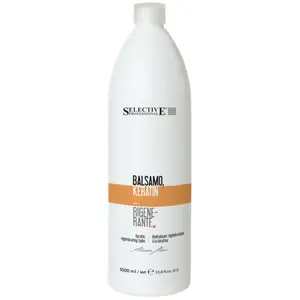 Regenerační balzám pro namáhané a matné vlasy bez lesku Selective Professional Artistic Flair Balsamo Keratin - 1000 ml + dárek zdarma