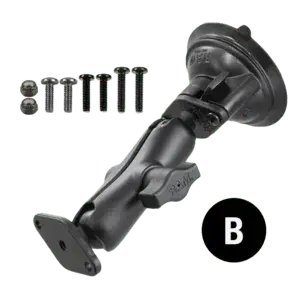 RAM Mounts RAM-B-166U-C Suction Base Set with Diamond Connection
