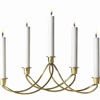 Svícen Harmony pozlacený 24 karátů - Georg Jensen