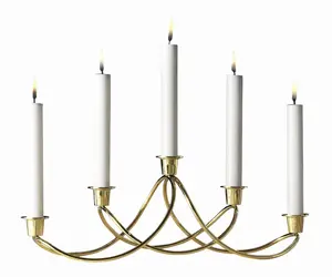 Svícen Harmony pozlacený 24 karátů - Georg Jensen