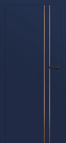 Interiérové dveře Altamura Intersie Lux 504 - Kartáčovaná měď - Výška 210 cm