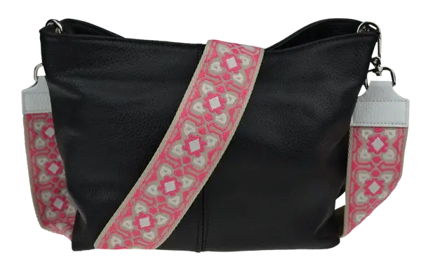 NovaKabelka.cz Batilda Nera s přídavným popruhem XIV