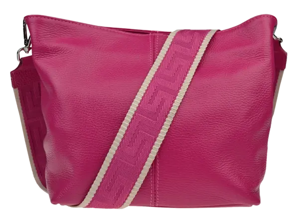 NovaKabelka.cz Prisca Fuxia Scura s přídavným popruhem