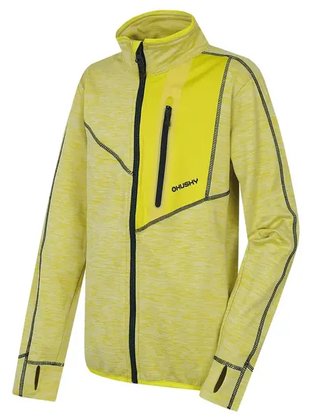 Husky Ane K 122-128, sv. zelená Dětská mikina na zip