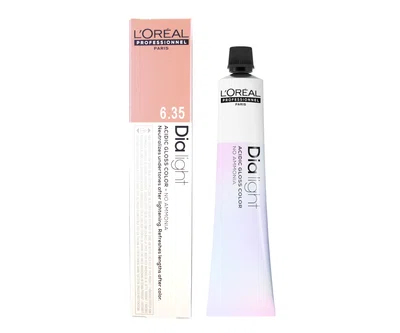 Přeliv na vlasy Loréal Dialight 50 ml - odstín 6.35 tmavě zlatá mahagonová blond - L’Oréal Professionnel + dárek zdarma
