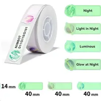 Niimbot A2A28548302, 14x40mm, 80ks, Planety, průhledné samolepicí štítky