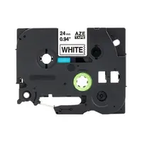 Kompatibilní páska s Brother TZ-N251 / TZe-N251, 24mm x 8m, černý tisk / bílý podklad, nelaminovaná