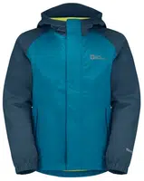 Jack Wolfskin Tucan K 164, everest blue Dětská bunda na zip