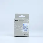 Epson LK-5TLN, ST18BW, 18mm x 9m, modrý tisk / průhledný podklad, kompatibilní páska